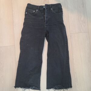 Black Cropped Denim Size 27